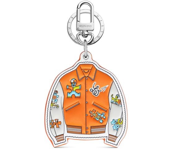LOUIS VUITTON LV Varsity Jacket Bag Charm & Key Holder - Image 1