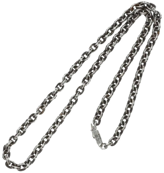 CHROME HEARTS 'SILVER' 24IN PAPER CHAIN NECKLACE