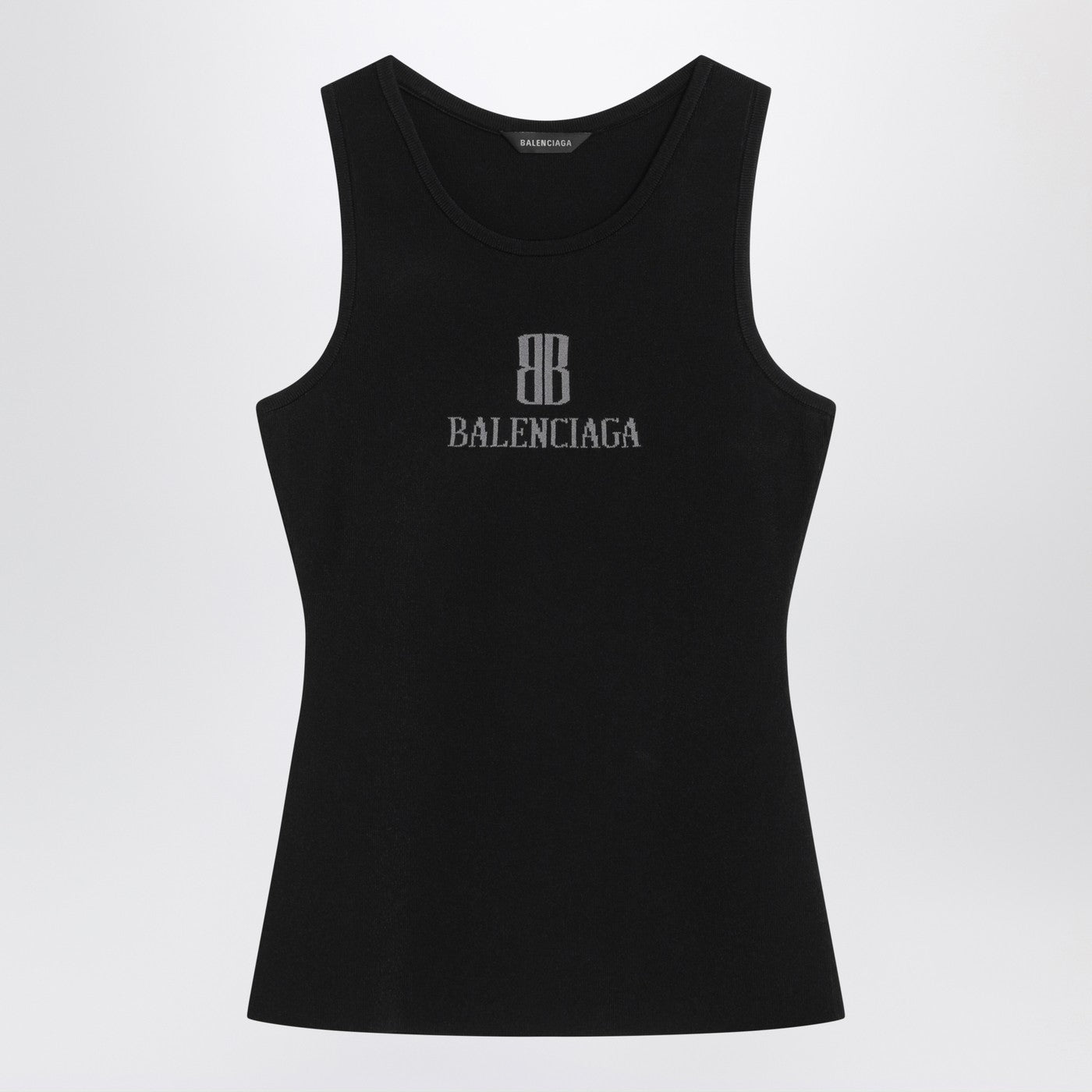 Balenciaga バレンシアガブラックナノBBタンクトップ - Image 1