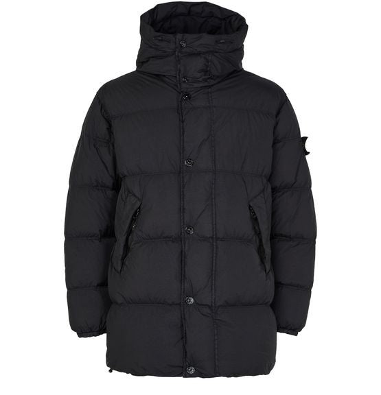 STONE ISLAND Hooded down jacket - Image 1