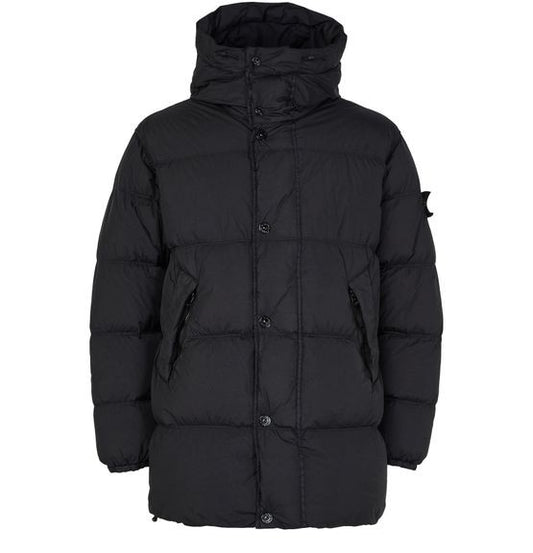 STONE ISLAND Hooded down jacket - Image 1
