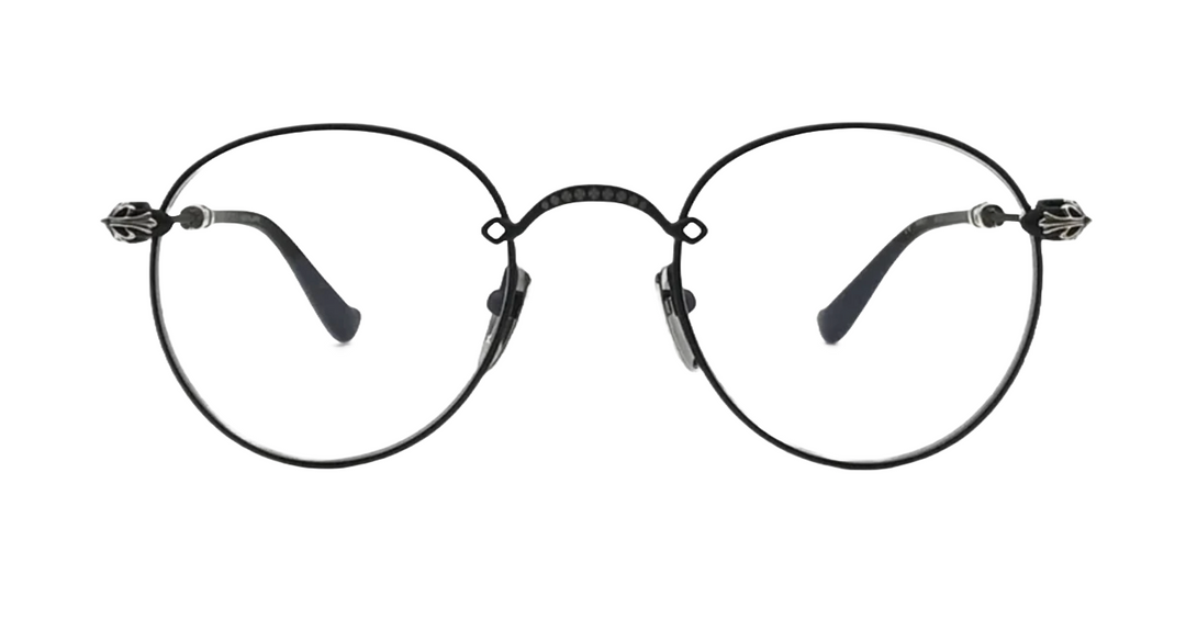 CHROME HEARTS 'BUBBA' BLACK GLASSES