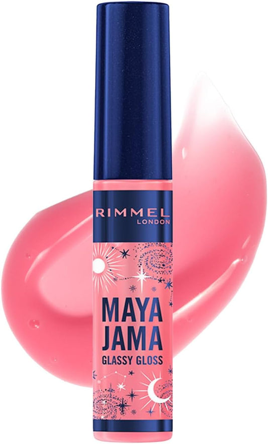 RIMMEL MAYA JAMA Lip Gloss 16.9 fl oz (500 ml), Earth, 0.3 fl oz (10 ml)