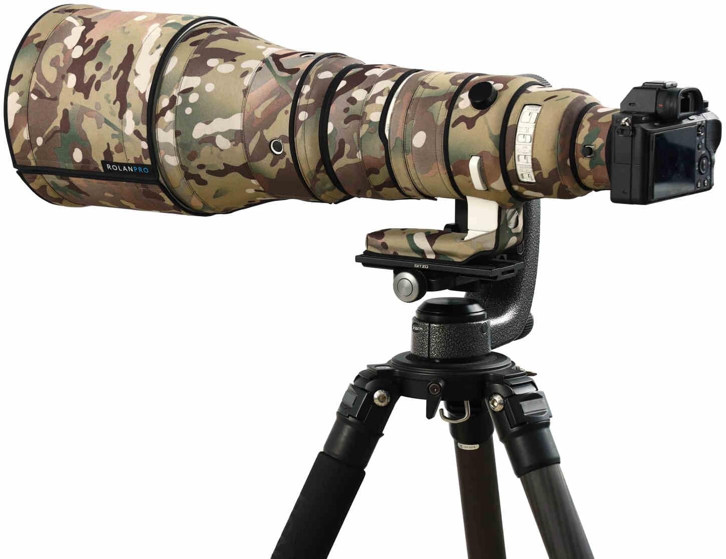Rolanpro Lens Coat for Sigma 300-600mm F4 DG OS Sports Rain Cover Lens Protective Sleeve Protective Case #4 All Terrain Camouflage Color