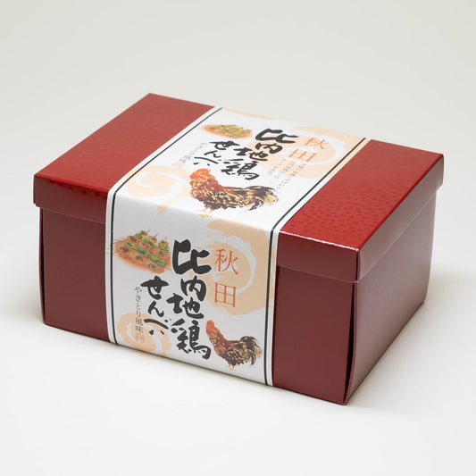 Akita Prefecture Limited, Kanaku City Limited, Four Seasons Colors, Akita Hinaiji Chicken Senbee, Yakiri Flavor, Oil Confectionery, 32 Sheets (2 Sheets x 16 Bags), Senchi