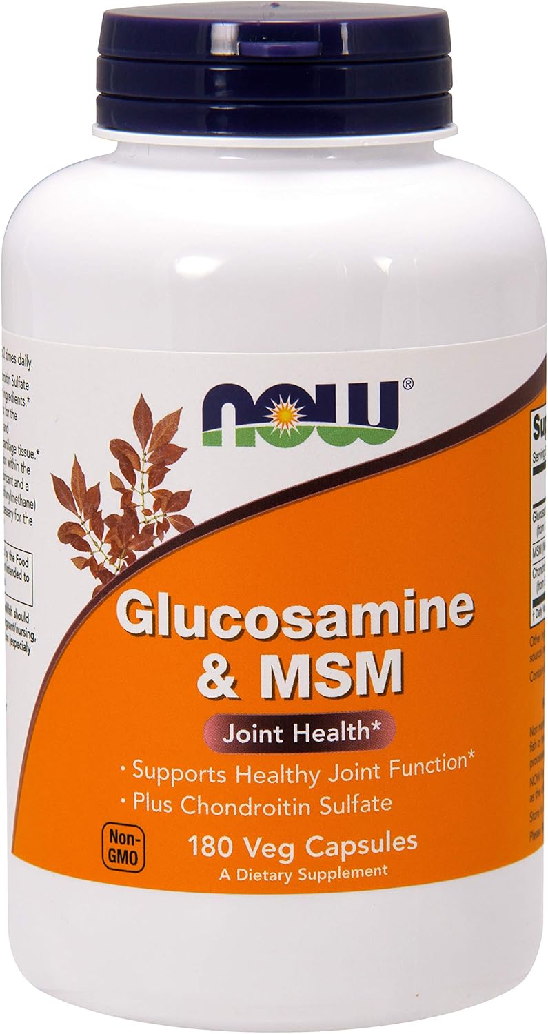 Now Foods Glucosamine & MSM 180 Tablets