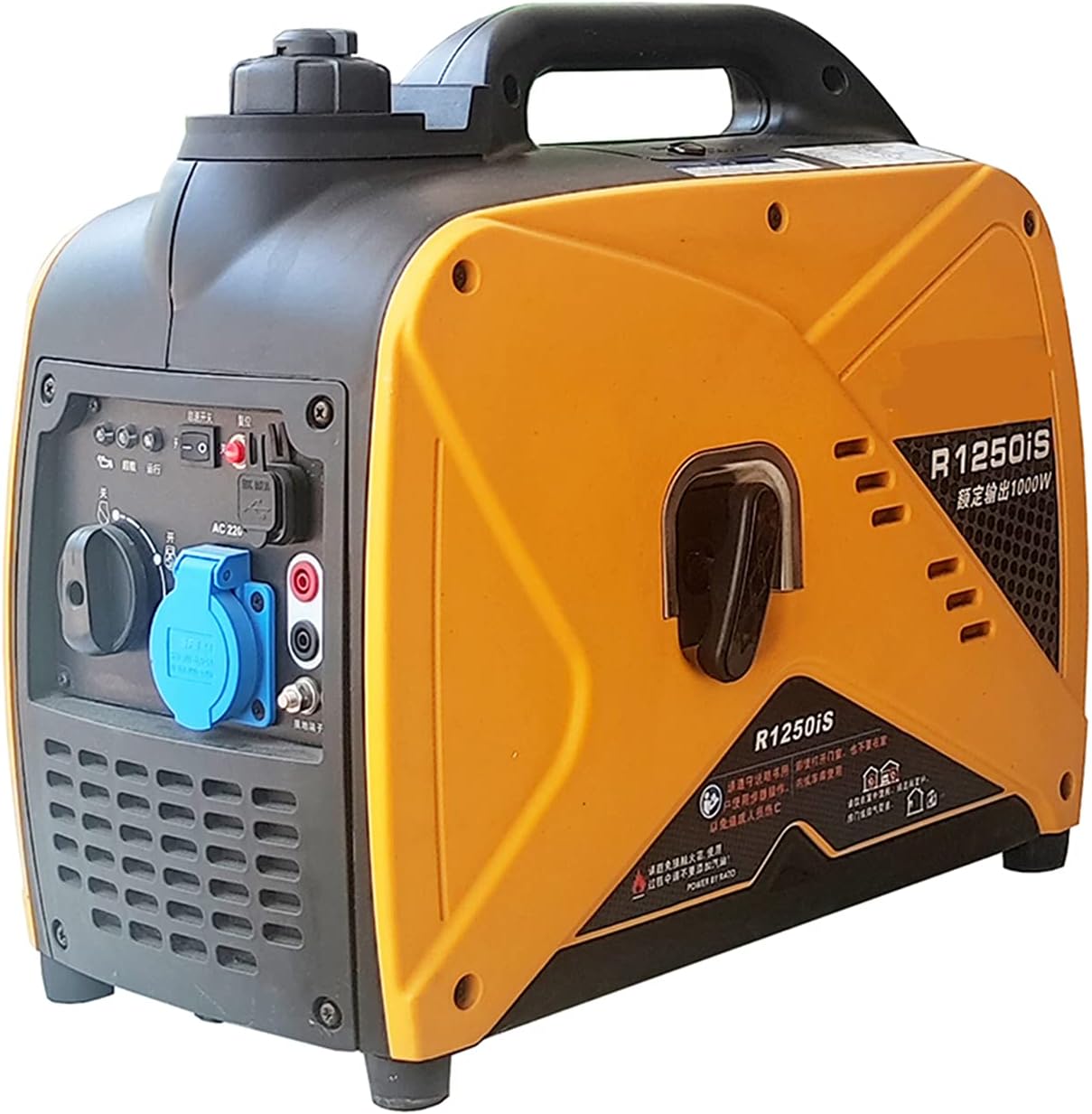 1Kw Portable Gasoline Inverter Generator, Easy Start Gasoline Engine, Lightweight and Compact for Home Camping