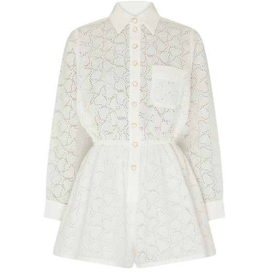 ZIMMERMANN Crush 刺しゅう入り プレイスーツ - Image 1