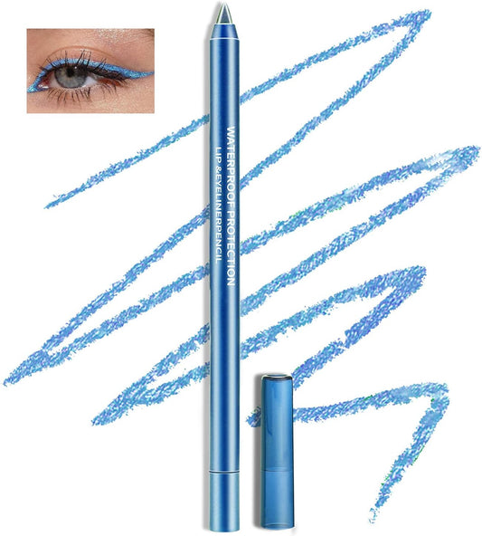 Boobeen Colorful Gel Eyeliner Pencil, Waterproof Eyeliner Pen, Matte Metallic Eyeliner Set for Women, Cream Eyeshadow Pencil Perfect for Colored Eye Makeup