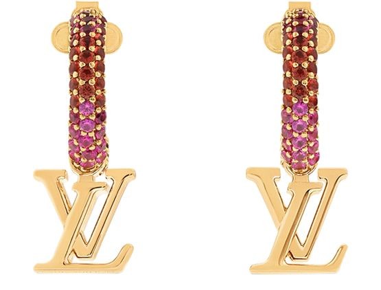 LOUIS VUITTON LV Iconic Strass Earrings - Image 1