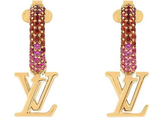 LOUIS VUITTON LV Iconic Strass Earrings - Image 1