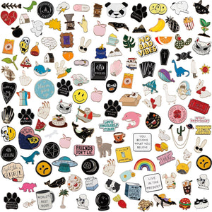 Juego mixto de broches de esmalte para solapa, decoración para mochila, sombrero y chaqueta | Regalo de cumpleaños, Navidad, festivo para amigos, niños, familias (estilo misterioso)