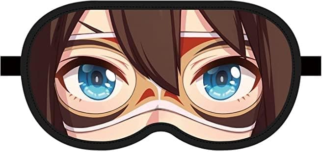COSPA Uma Musume Pretty Derby Elcondor Pasar Eye Mask, One Size Fits Most, Polyester, Cotton, Polyurethane
