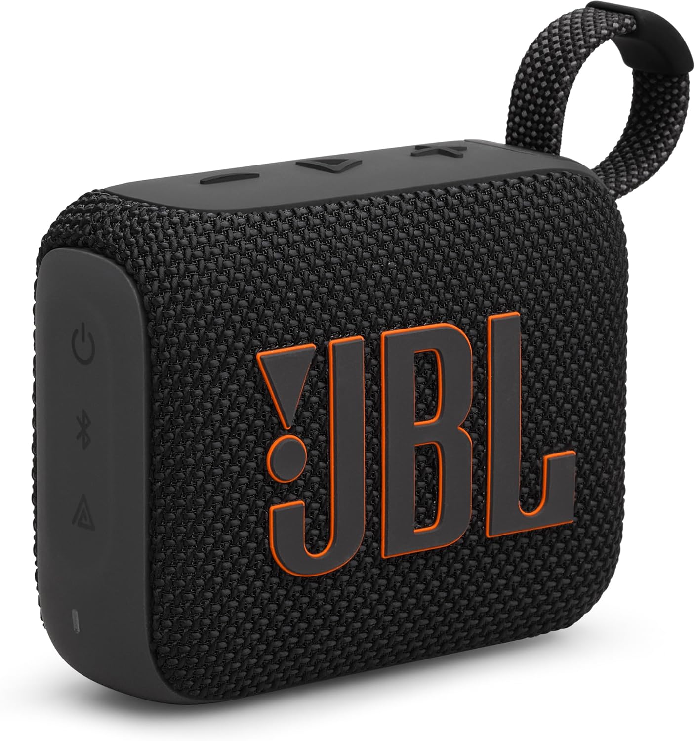 JBL GO 4 Bluetooth Speaker, USB-C Charging/IP67 Dustproof and Waterproof/App Compatible/Passive Radiator/Portable/Black JBLGO4BLK