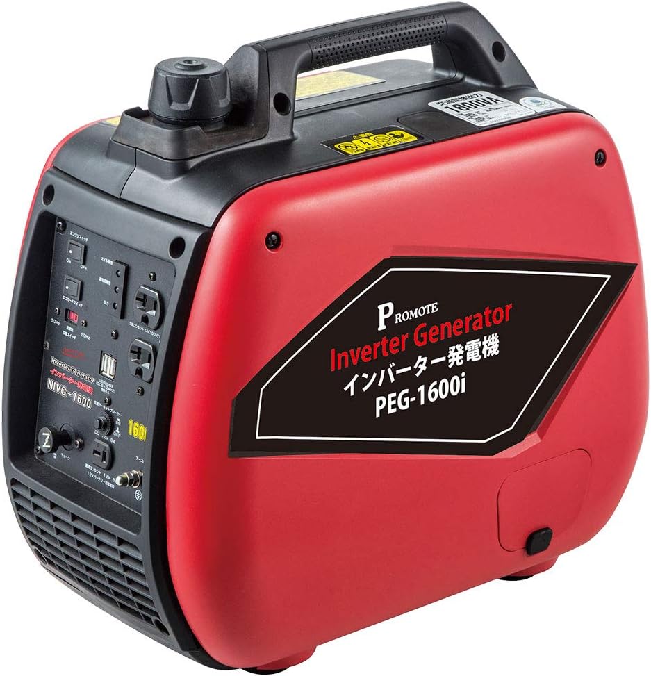 PROMOTE PEG-1600i Inverter Generator, 4 Cycle Gasoline Type, 1.6 kVA