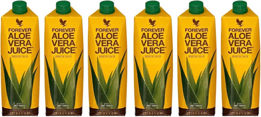 FLP Aloe Vera Juice, 33.8 fl oz (1 L), 33.8 fl oz (1000 ml), Set of 6