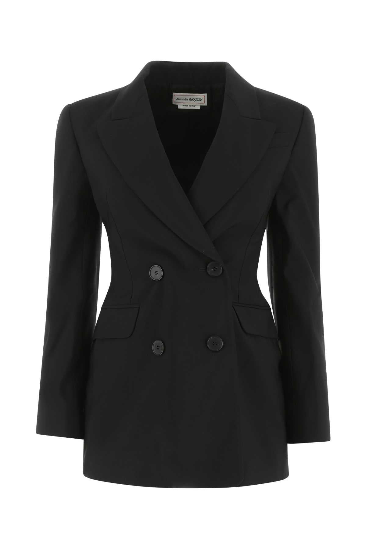 Alexander Mcqueen アレクサンダーマックイーンブラックウールブレザー - Image 1