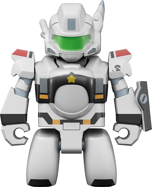 Good Smile Company Mobile Police Patlabor Brickroid AV-98 Ingram No. 2 Plastic, Pre-painted Action Figure, Non-scale, Exclusive Base Included, Total Height Approx. 2.0 inches (50 mm)