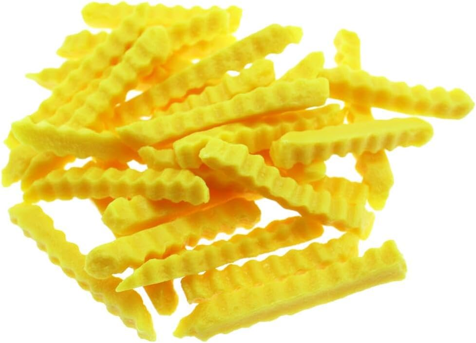 speed mao Realistic Realistic French Fries Food Sample Food Model Set of 30