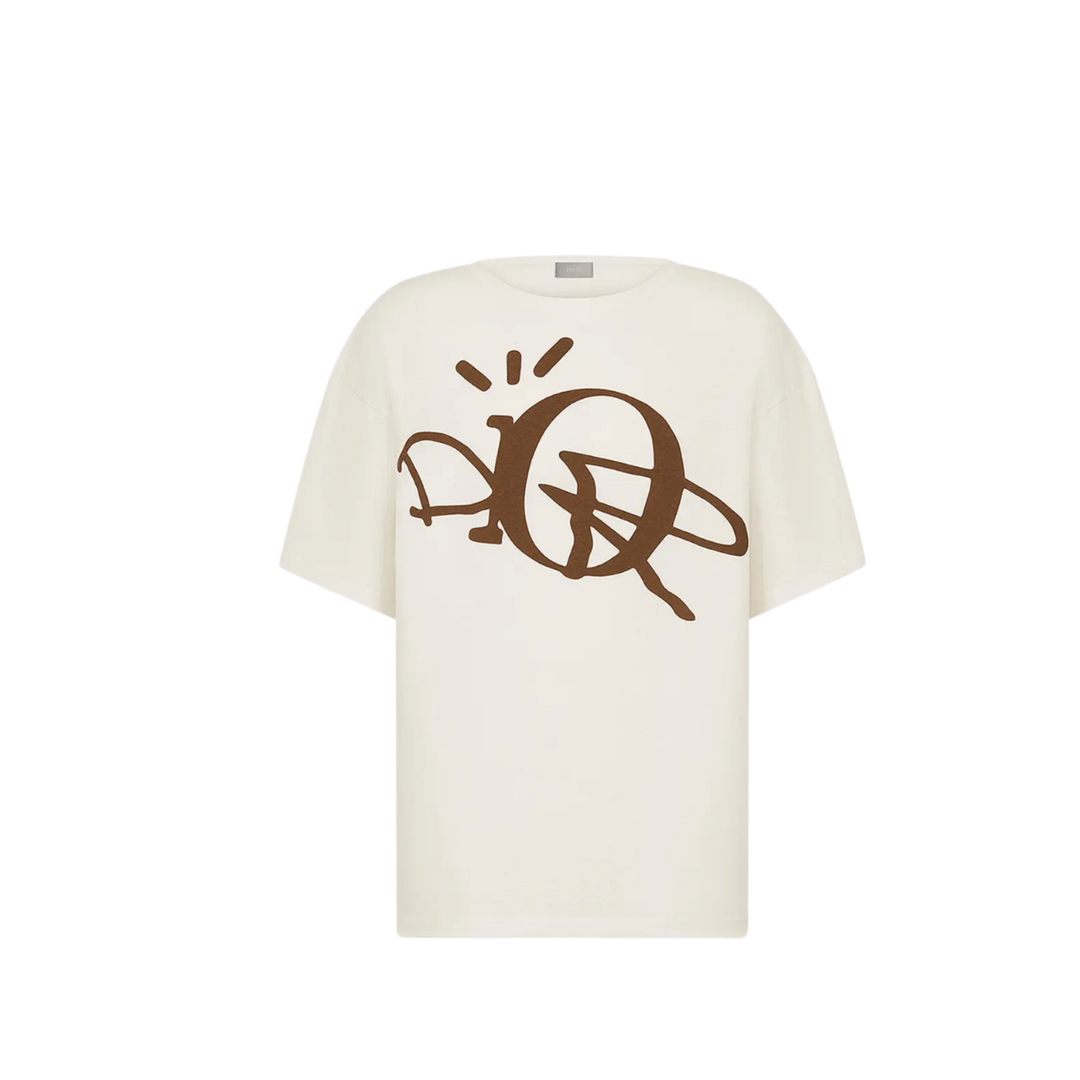 DIOR X CACTUS JACK 'WHITE' OVERSIZED TEE
