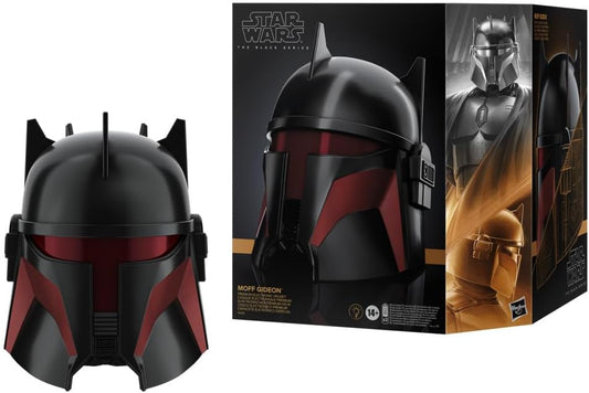 Hasbro G0128 Star Wars Black Series Moff Gideon Premium Electronic Helmet, Advanced LED Effect, Role Play Item, Ages 14 and Up