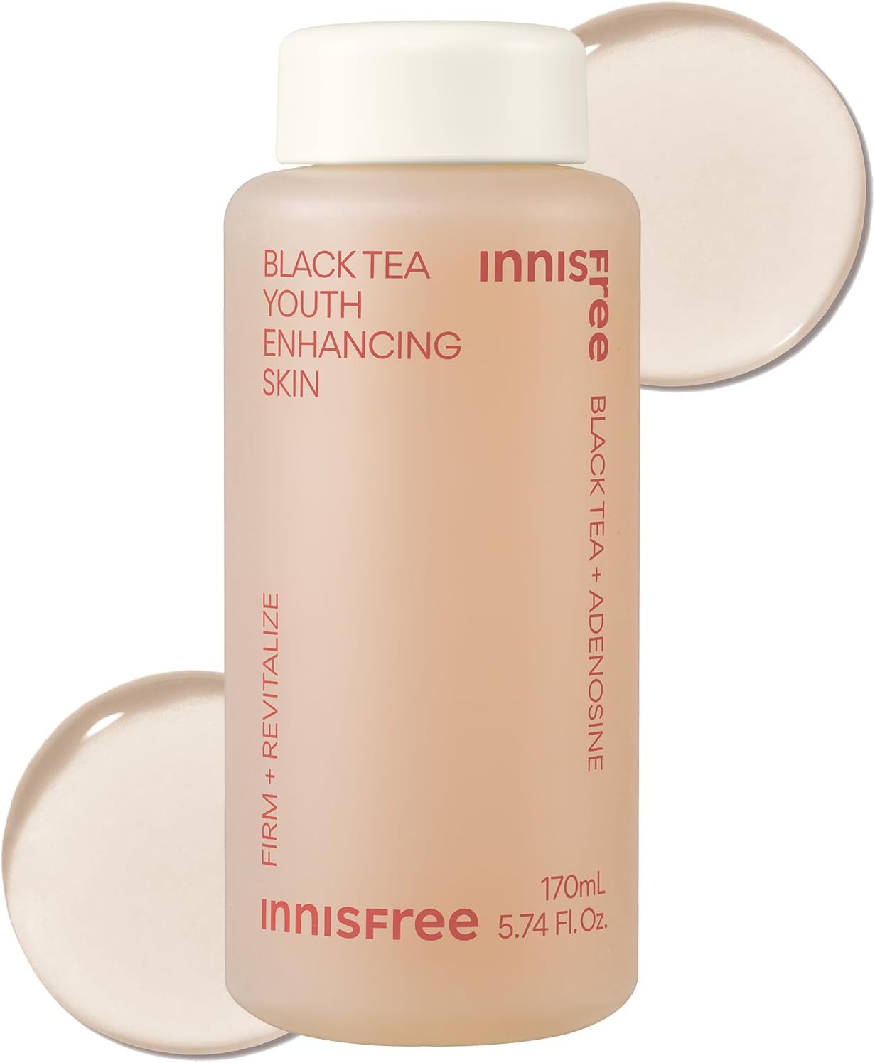 innisfree Black Tea Youth Skin 170ml - Genuine Moisturizing, Moist & Resilient, Luster, Moisturizing, Aging Care, Tea, Luster, Dry Skin, Korean Cosmetics