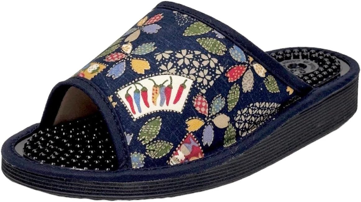 Daiming Shokai Women's Health Sandals, Japanese Pattern, Japanese Style, Slippers, Made in Japan