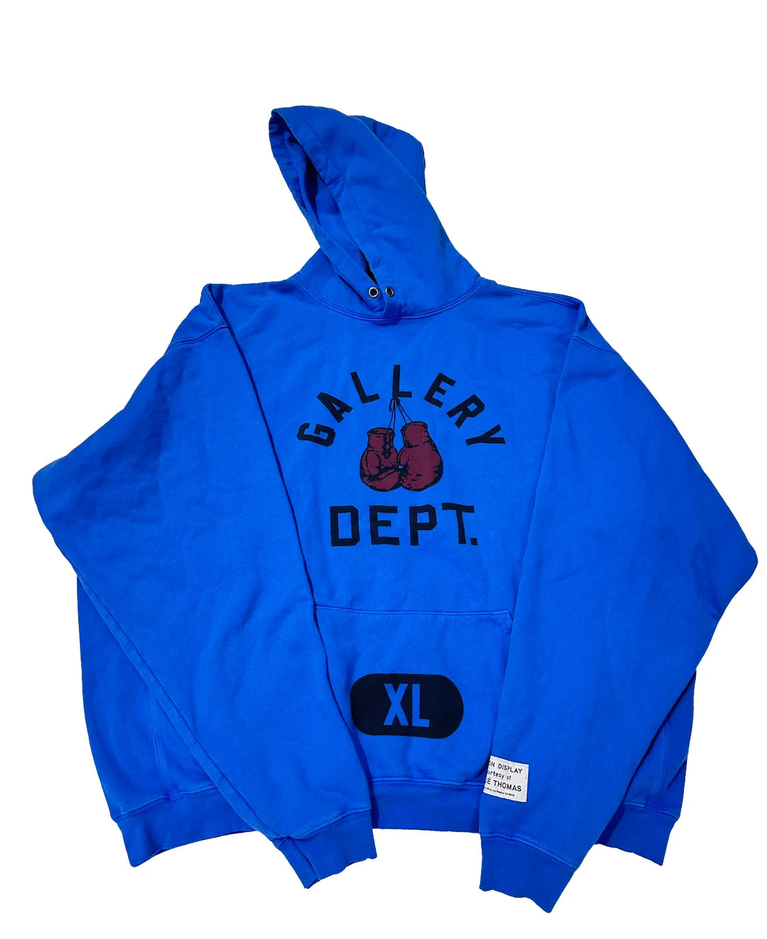 GALLERY DEPT. 'BOXING MERCH' BLUE HOODIE