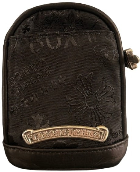 CHROME HEARTS 'BLACK' WRISTHIM MINI MULTI MOTIF NYLON BACKPACK