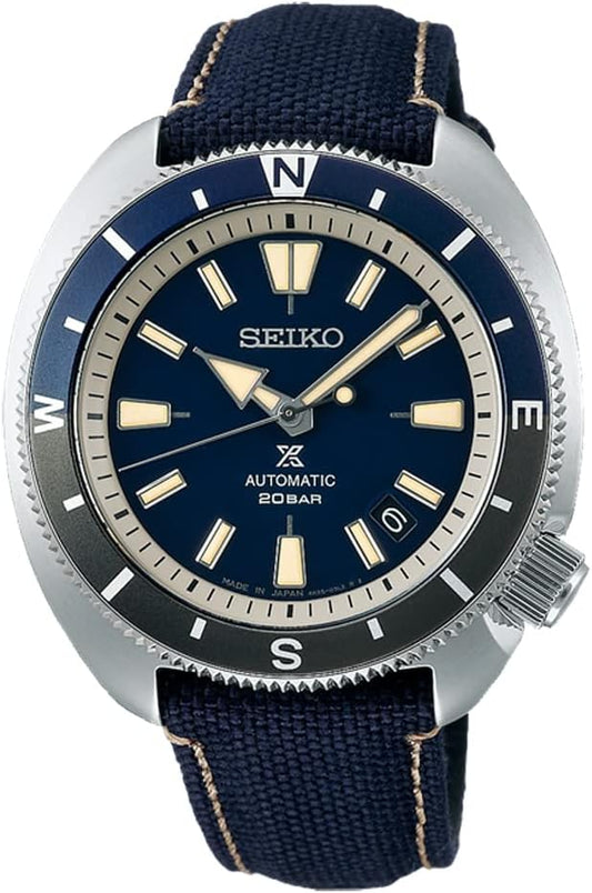 Seiko Prospex SRPG15J1 Mechanical Automatic Turtle, Sapphire Glass, Made in Japan, Navy, Overseas Model