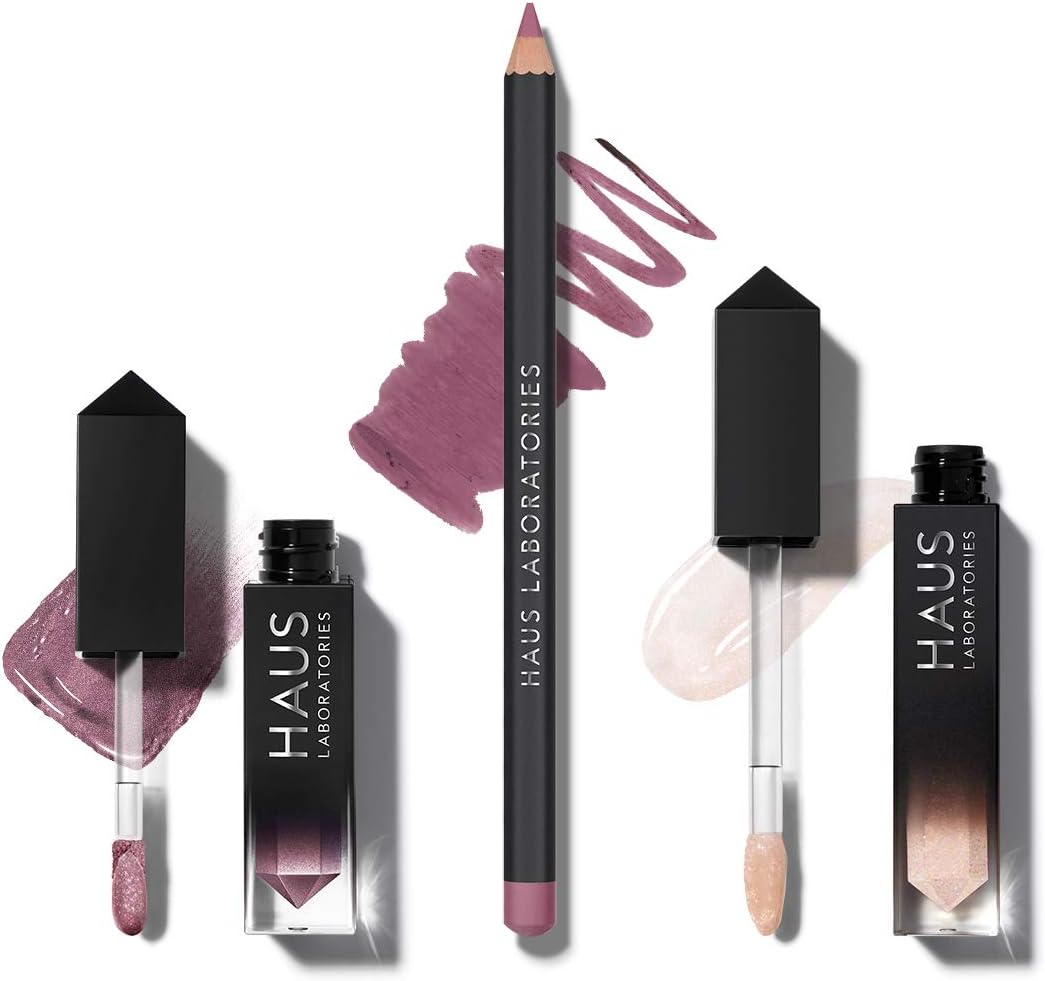 HAUS LABORATORIES HAUS of Collections 3 Piece All-Over Color, Lip Gloss, Lip Liner (HAUS of Rose B*tch)