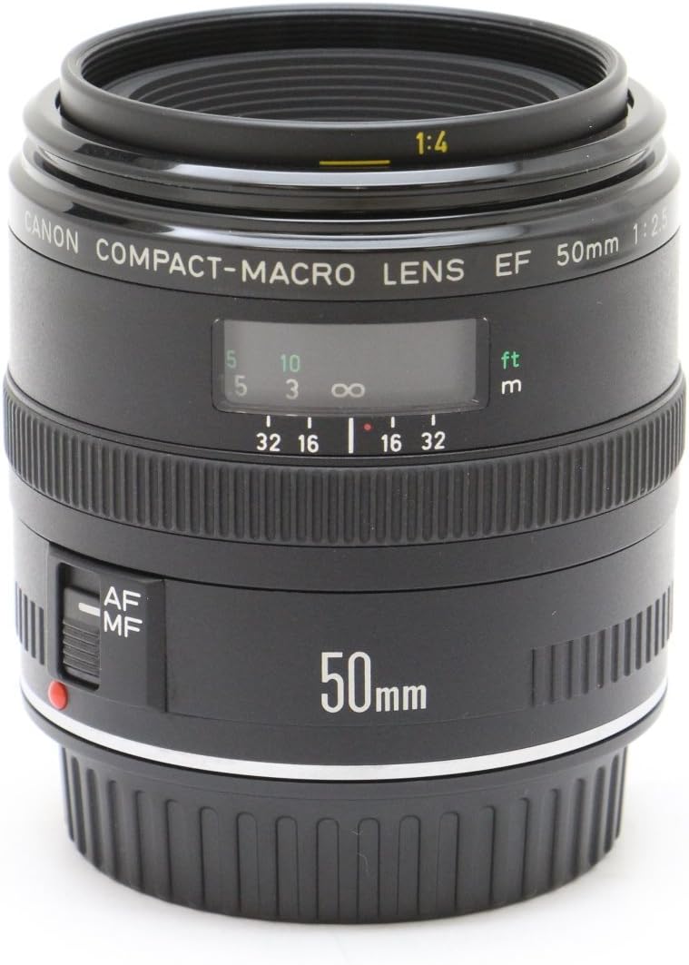Canon EF 50mm f/2.5 Compact Macro SLR Macro lens Black