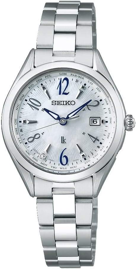 Seiko Watch Lady Collection Renewal Models Solar Radio Wave Women's, Case Band: Silver, Bracelet Type