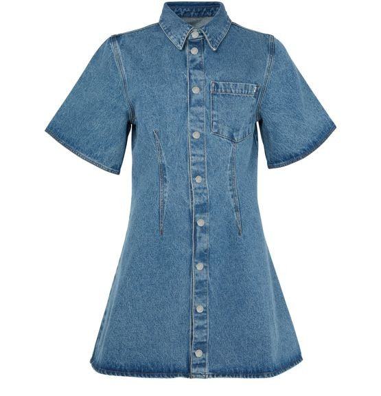 AMI PARIS 半袖 シャツドレス - Image 1