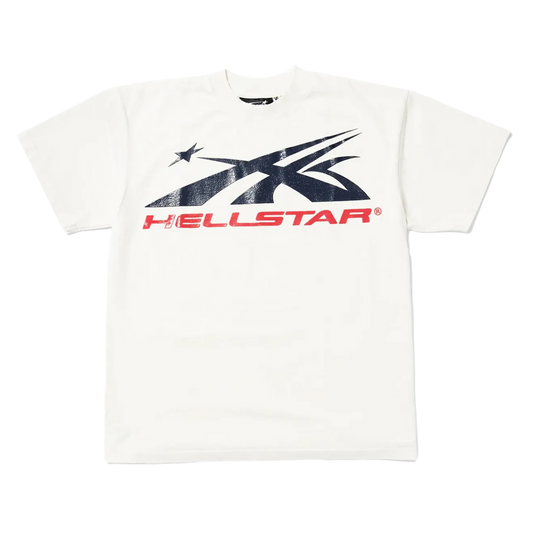 HELLSTAR 'SPORT LOGO' GEL WHITE TEE