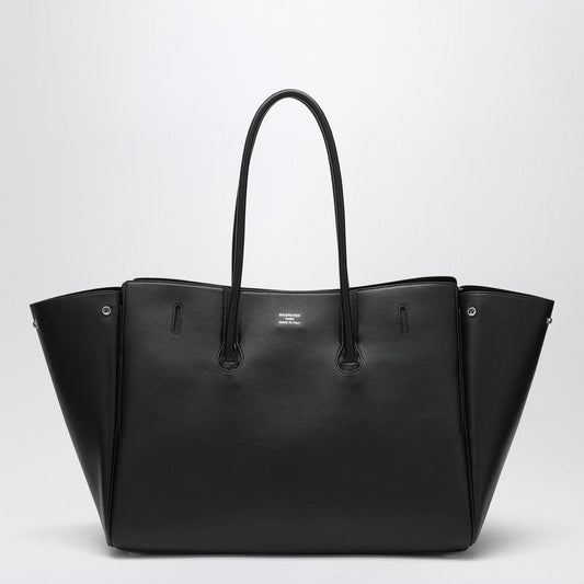 Balenciaga バレンシアガはすべてのベルエアの大きな袋を黒革で運ぶ - Image 1