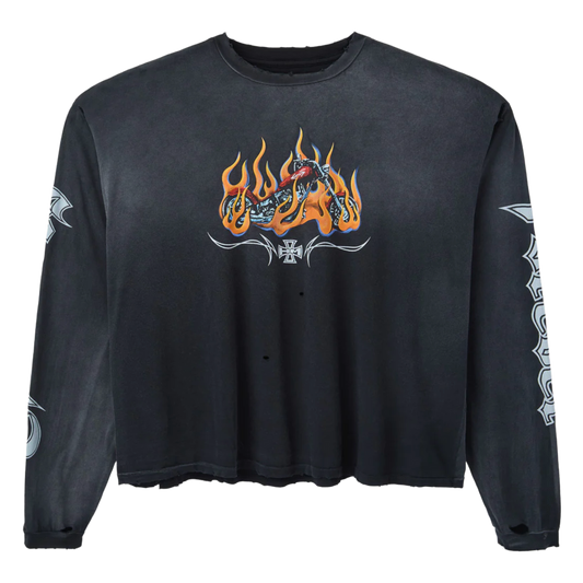 HAPPY MEMORIES DON'T DIE HMDD 'GHOST RIDER' LONGSLEEVE TEE