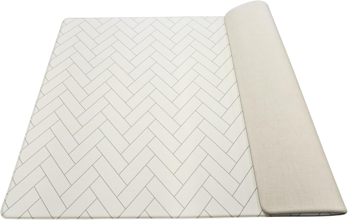 GU MODE Baby Play Mat, Seamless, Reversible, Floor Heating Compatible, Double-Sided Playmat, 55.1 x 78.7 x 0.4 inches (140 x 200 x 1 cm), Antibacterial PVC Material, Safe and Tasteless, 0.4 inches (1