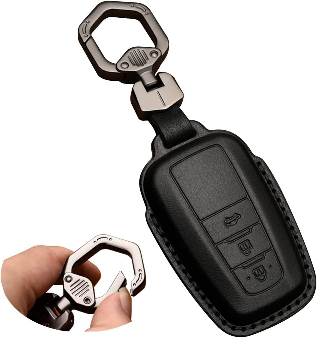 [Haoshilianfa] Toyota Genuine Leather Crown 220 Series C-HR Prius 50 Series RAV4 50 Series Land Cruiser Prado 150 Late Corolla Touring 210 Series Corolla Sports Key Case Key Cover