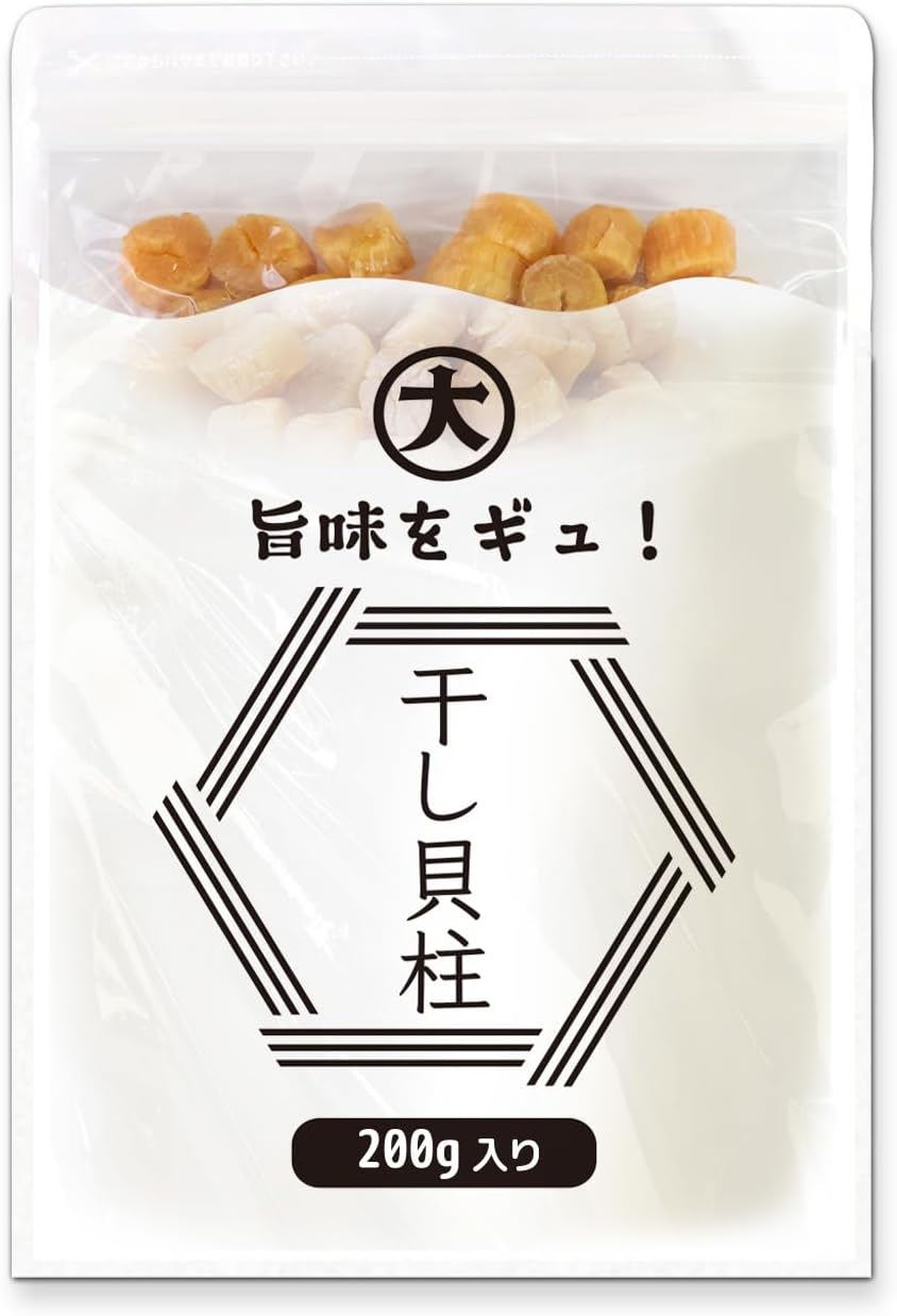 Dodoboeki Hokkaido Dried Clam Pillar, 7.1 oz (200 g), SAS Size, Diameter Approx. 0.6 - 0.8 inch (1.5 - 2 cm), High Quality, Made in Ohotsuku, Hokkaido, SAS 7.1 oz (200 g)