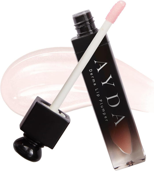 AYDA Derma Lip Plumper, Lip Plumper, 0.1 fl oz (5 ml) | Lip Base, Lip Gloss, Lip, Moisturizing, NMN, Exosome, Human Stem Cells, Microneedle, 100% Beauty Ingredients