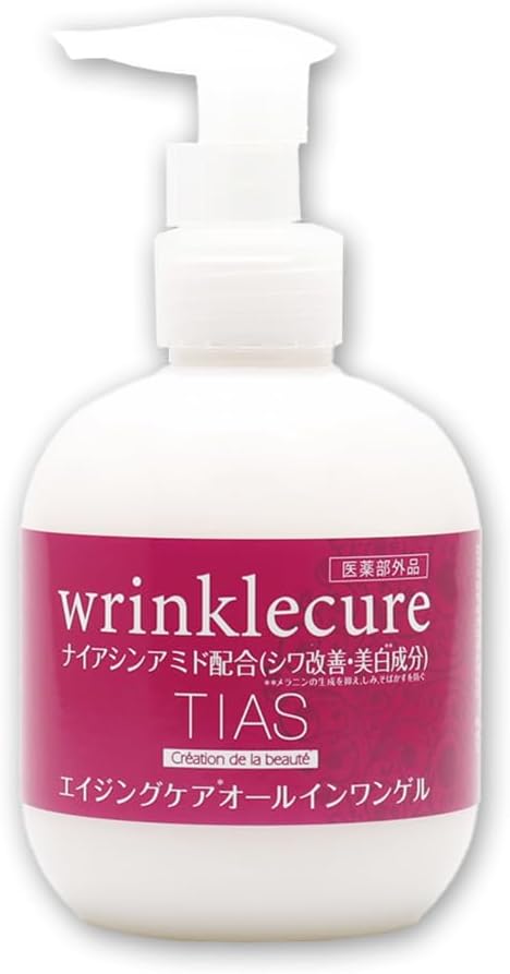 TIAS All-in-One Gel, Niacinamide Blended, 7.1 oz (200 g), Wrinkle Cure, Aging Care, Quasi-Drug