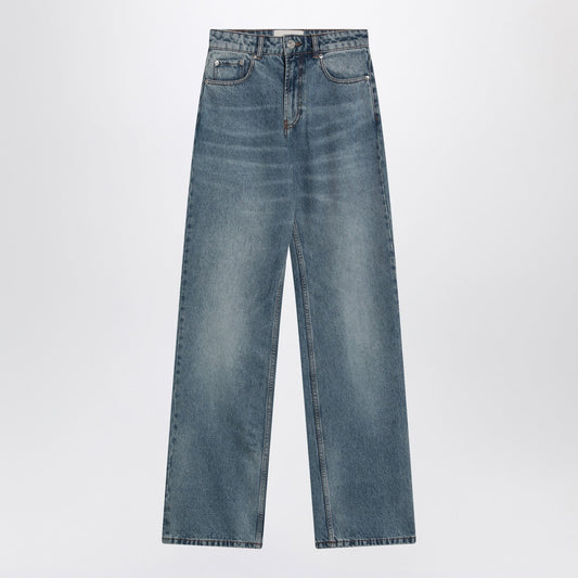Ami Paris Washed Blue Denim Jeans - Image 1