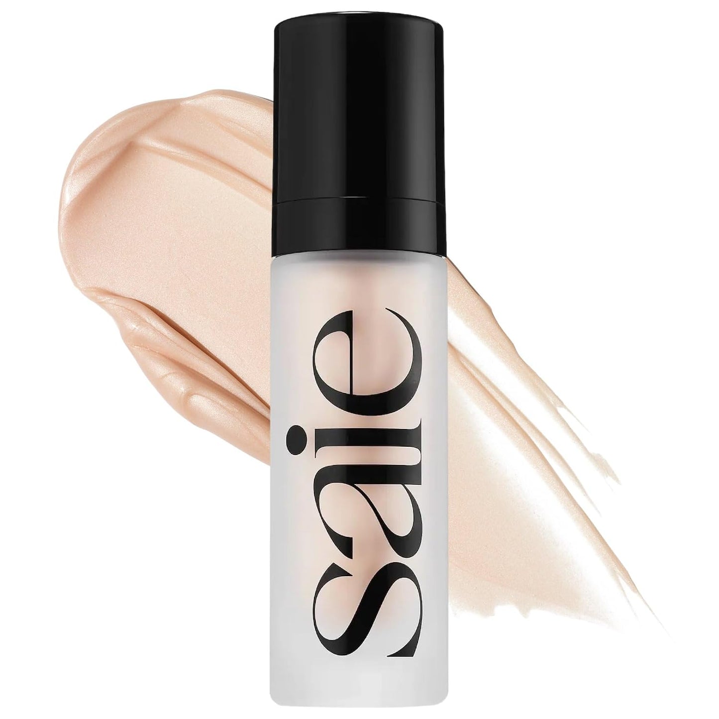Saie Glowy Super Gel - Prebase de Maquillaje Hidratante y Suero Iluminador Enriquecido con Vitamina C y Aceite de Escualano - Iluminador Líquido para Todo el Rostro para una Piel de Vidrio Instantánea