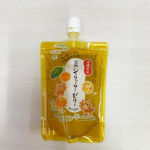 Okinawa Sweets, Gourmet, Souvenir, Souvenir, 23% Fruit Juice, Ripe Shikwasa Jelly, 4.6 oz (130 g)