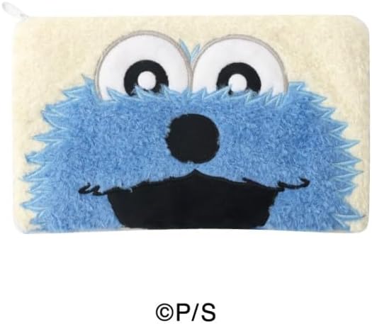 Ensky Puppet Sunsun Fluffy Flat Pouch, Approx. 4.7 x 7.9 x 0.4 inches (120 x 200 x 10 mm), Polyester