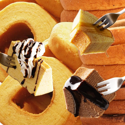 Sweets Baumkuchen, B-Grade Product, 2.2 lb (1 kg) Mega Pack, Factory Manager’s Choice, Trial Sweets, Snack, Confectionery, Emergency Food D