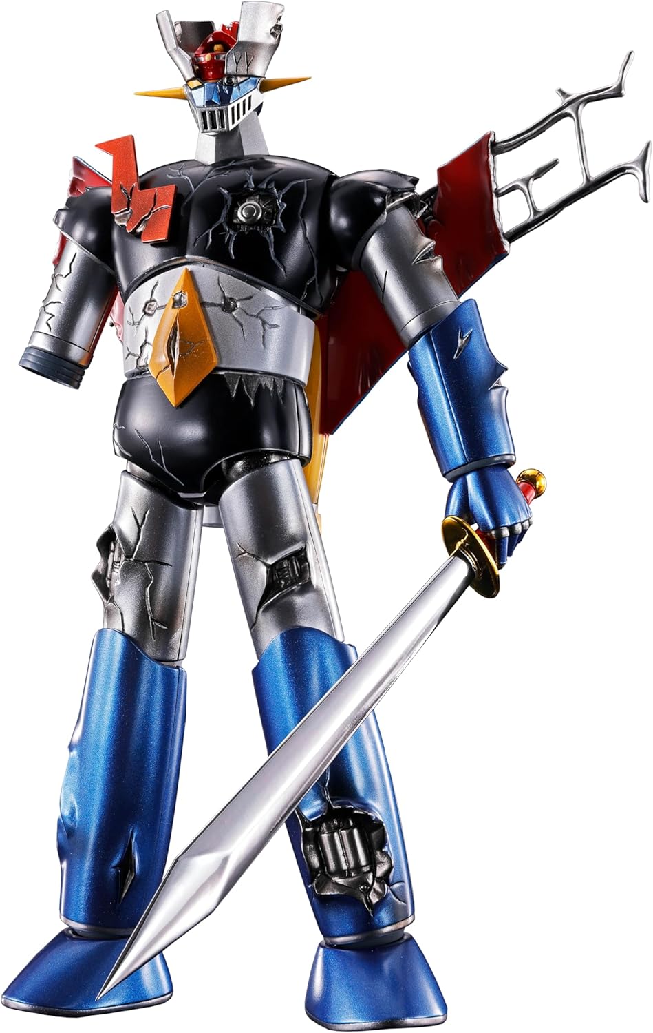 TAMASHII NATIONS Soul of Chogokin GX-105D Mazinger Z Leather Shinka Damaged Version ABS & Die Cast Pre-painted Action Figure BAS61018D