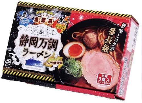 Try it out! Shizuoka Manju Ramen with Thick Fish Powdered Noodles, 3 Meals of Ramen, Shizuoka, Local Ramen, Sachet Noodles, Soy Sauce Ramen, Chinese Soba, Old Fashion, Instant Noodles, Local Gourmet