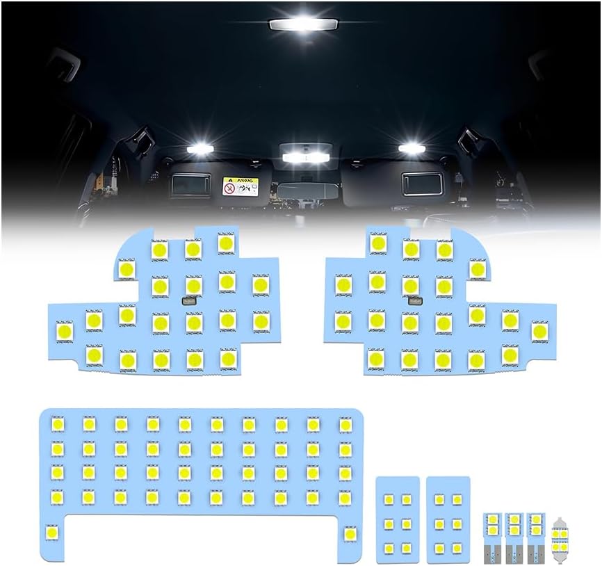 OPPLIGHT Toyota Harrier 60 Series LED Room Lamp, White, Indoor Light, Harrier 60 Series, Previous Period, Hybrid Vehicles, Dedicated Design, Explosive Light, Custom Parts, LED Bulb, LED Room Lamp,